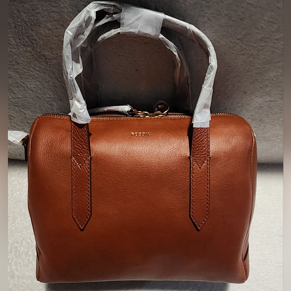 Fossil Sydney Satchel Medium Brown
